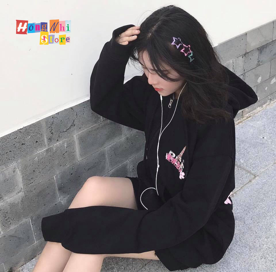 Áo Khoác Hoodie Zip In Hình TOKYO Oversize Ulzzang Unisex Dáng Rộng - MM