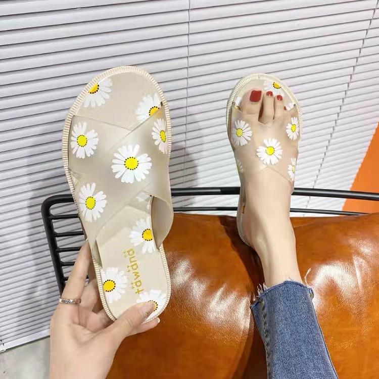 DÉP QUAI CHÉO HỌA TIẾT HOA XINH XẮN