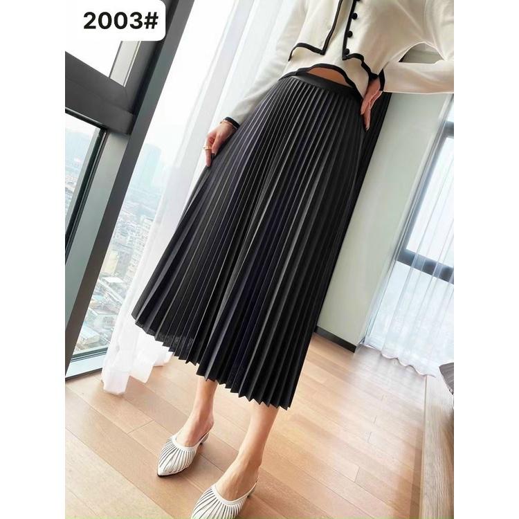 Chân Váy Xếp Ly Dáng Dài Nữ Tính