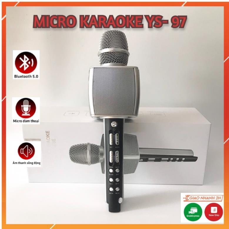 Micro Bluetooth Hát Karaoke YS-92, Âm Thanh Cực Hay, Mic Live Stream Không Dây, Hỗ Trợ Thu Am Và Ghi Âm.