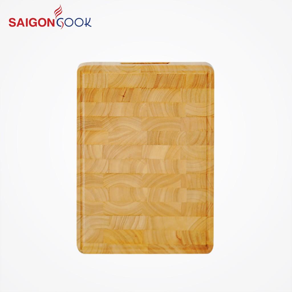 Thớt gỗ hình chữ nhật cao su