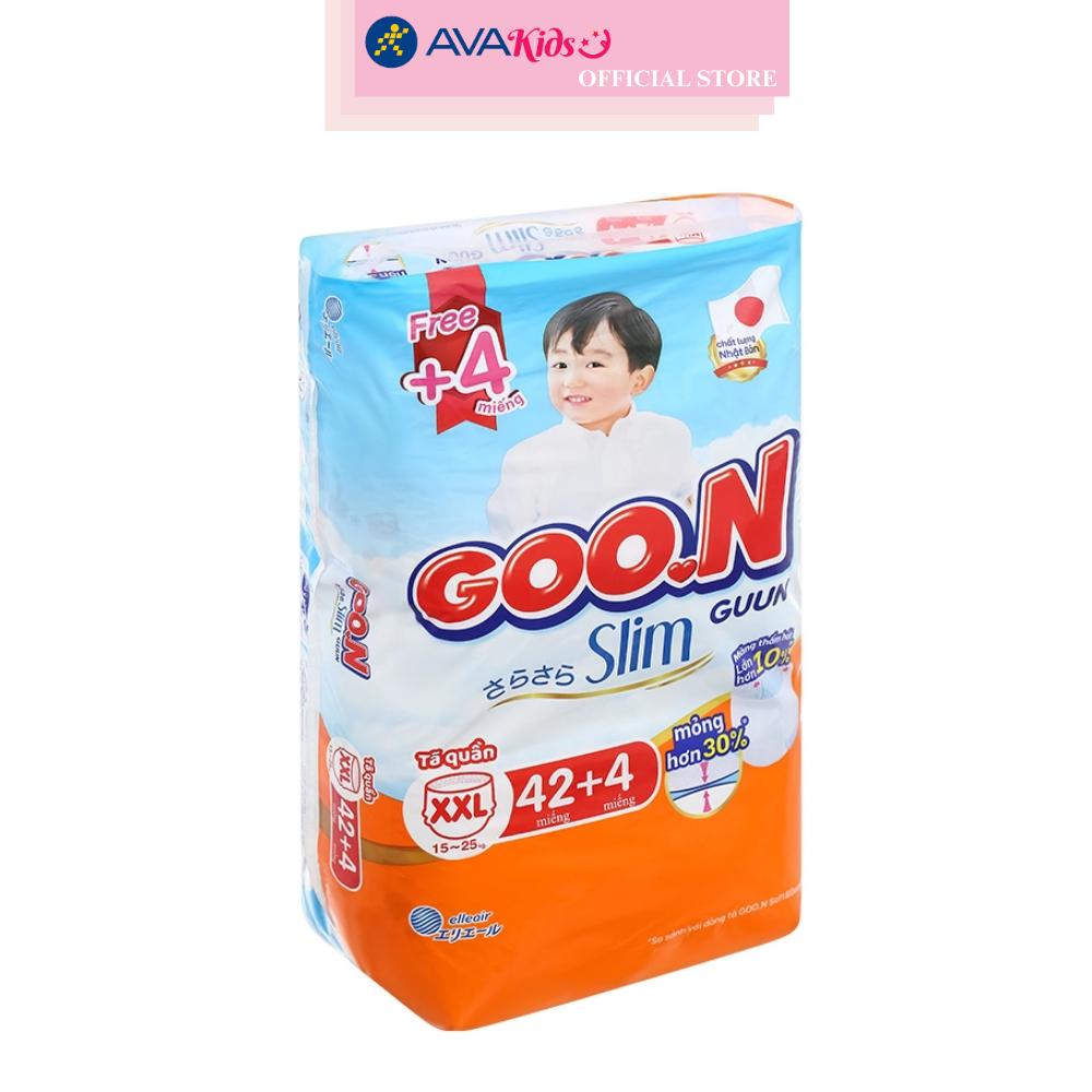 Tã quần GOO.N Slim size XXL 42 + 4 miếng (15 - 25 kg)