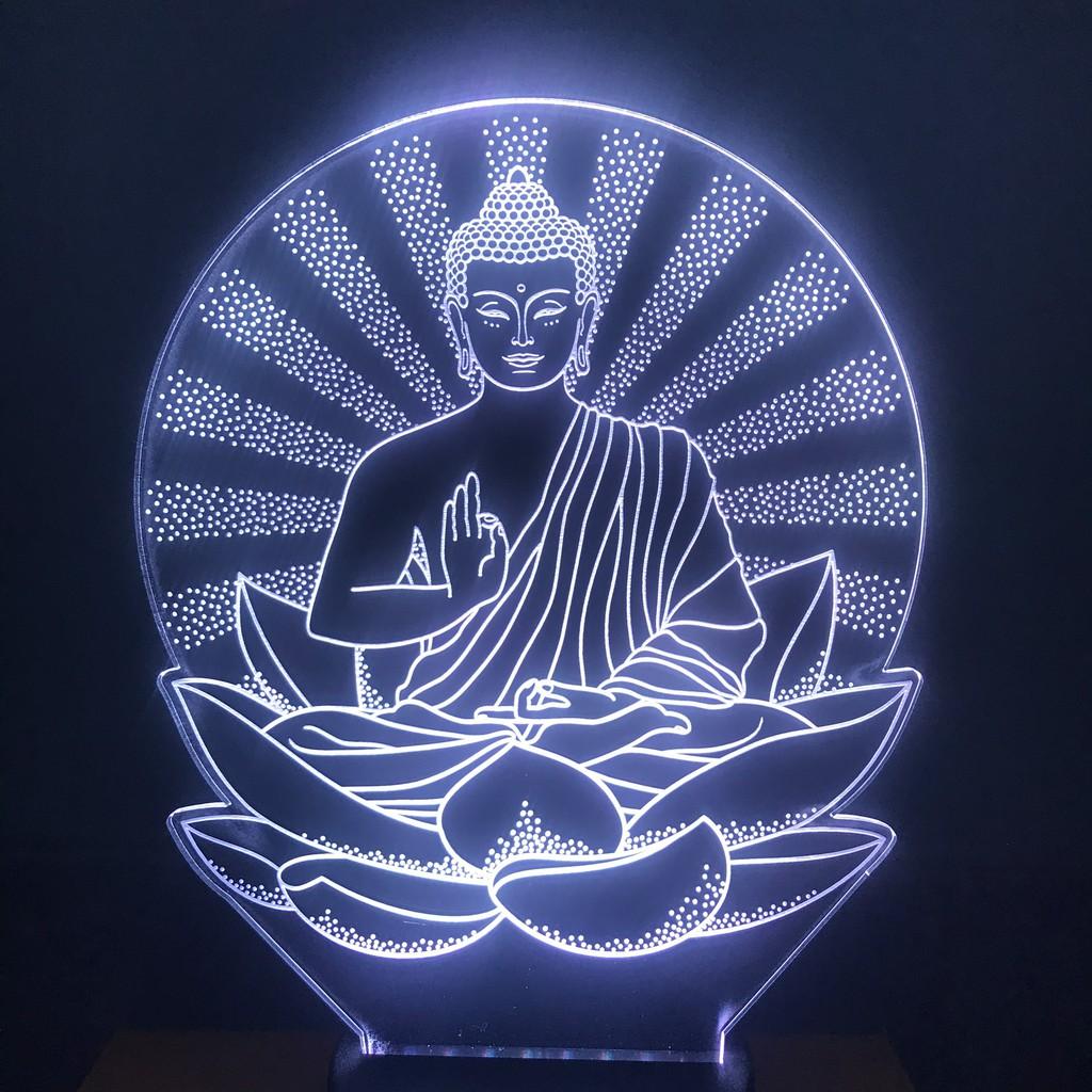 Đèn led 16 màu hình PHẬT THÍCH CA, quà tặng người thân,