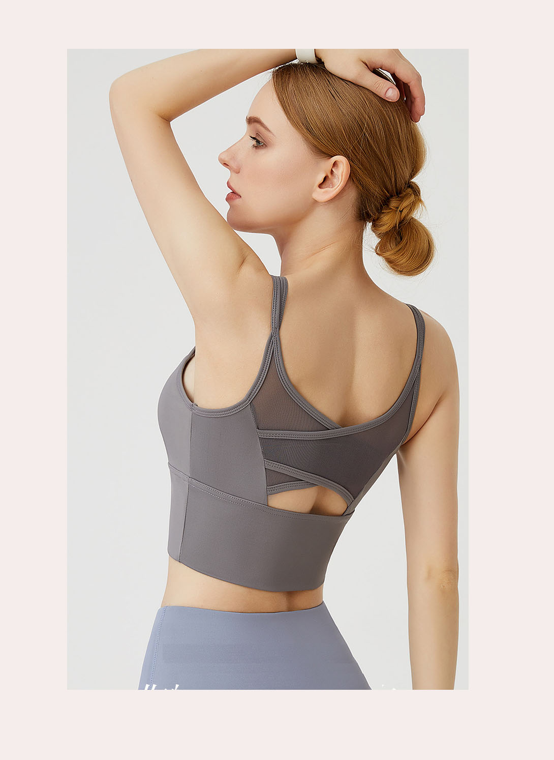 Áo Bra áo tập Yoga áo tập gym cao cấp áo chạy thể dục áo ngực phong cách Châu Âu mã 0012