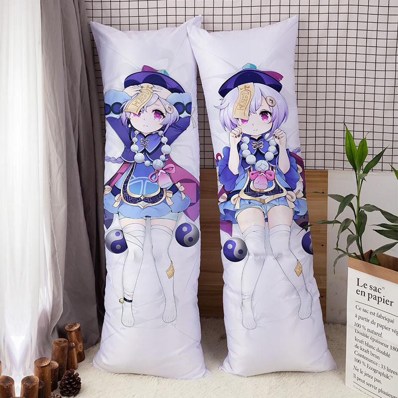 Anime Dakimakura Game Genshin Va Đập Ôm Sát Cơ Thể Gối Thiết Kế In Hình Dài Gối Girlyfriend Nhà Chăn Ga Gối