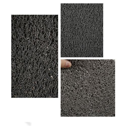 Thảm nhựa rối sợi mì tôm lót sàn chống trơn trượt - khổ 1,2m màu xám