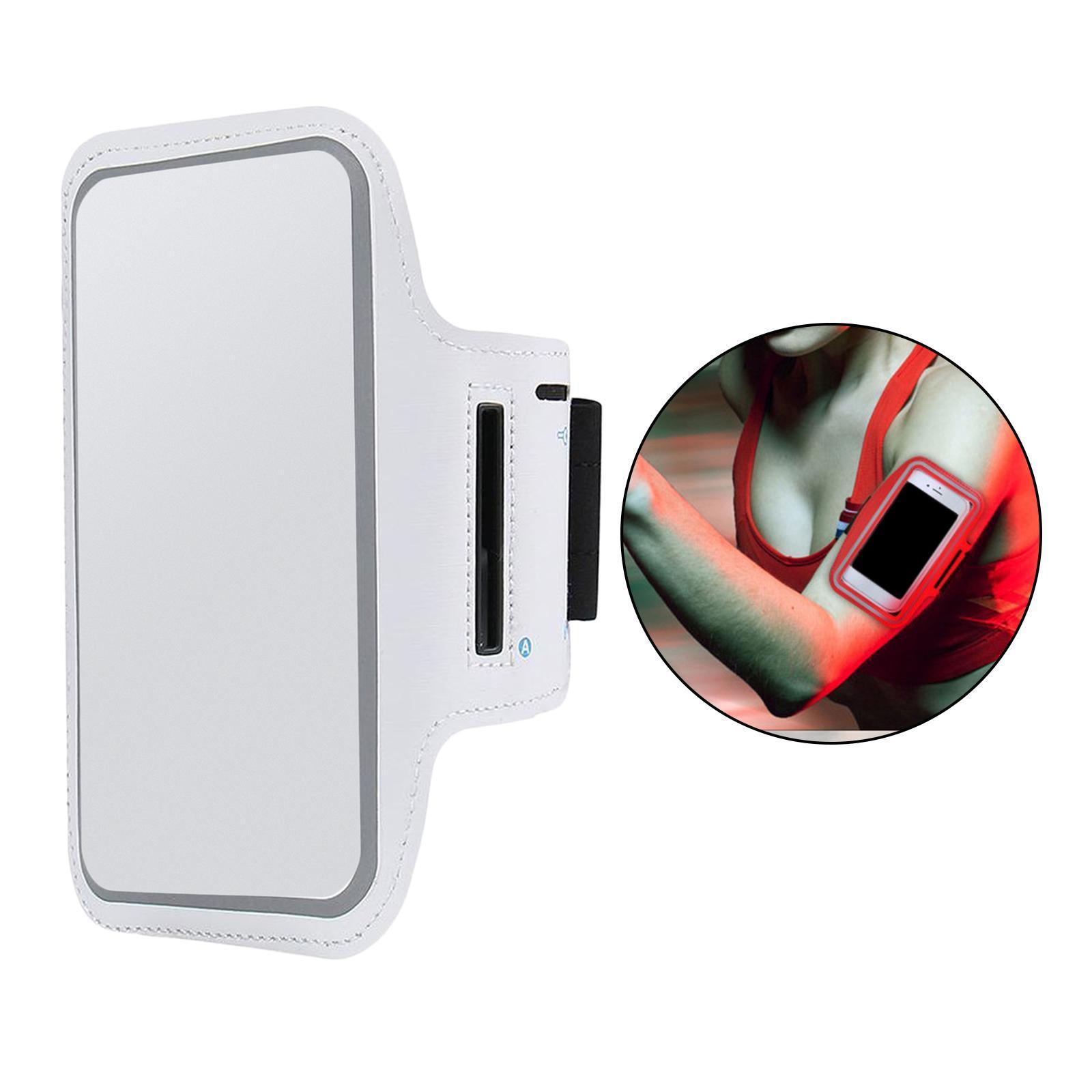 Running Cell Phone Armband white