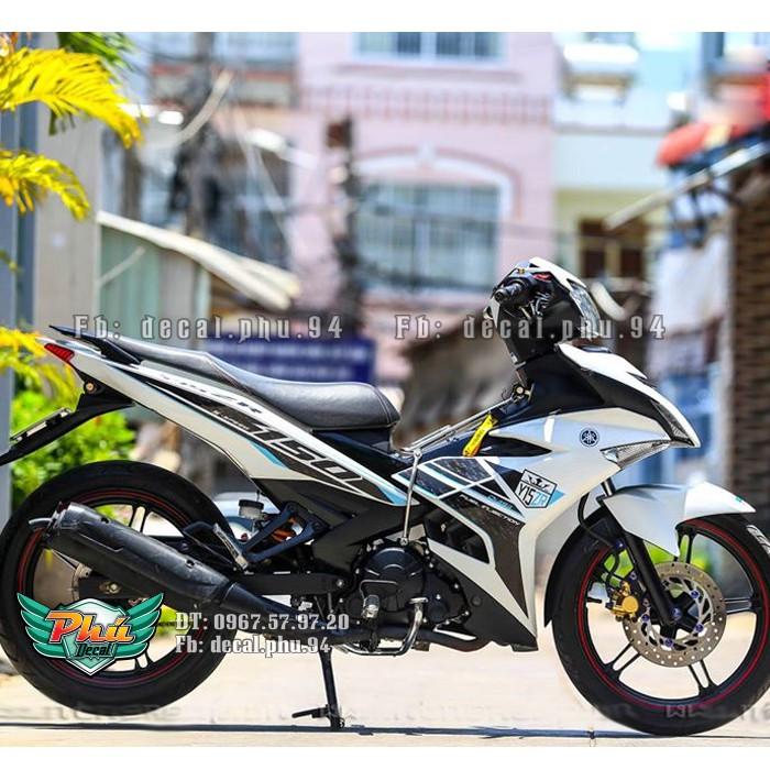 Tem rời Exciter 150 Y15 xe trắng