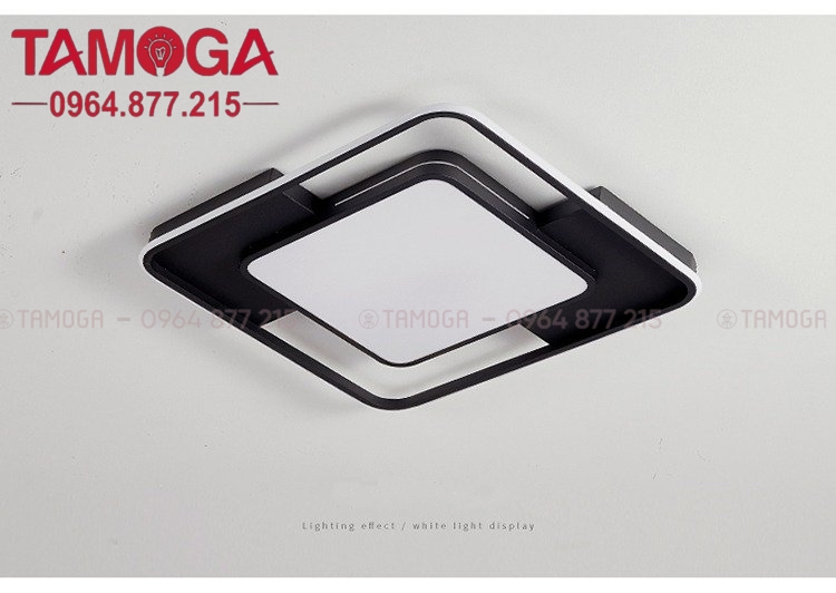 Đèn LED ốp trần TAMOGA 1056 chiếu sáng hiện đại 3 chế độ ánh sáng
