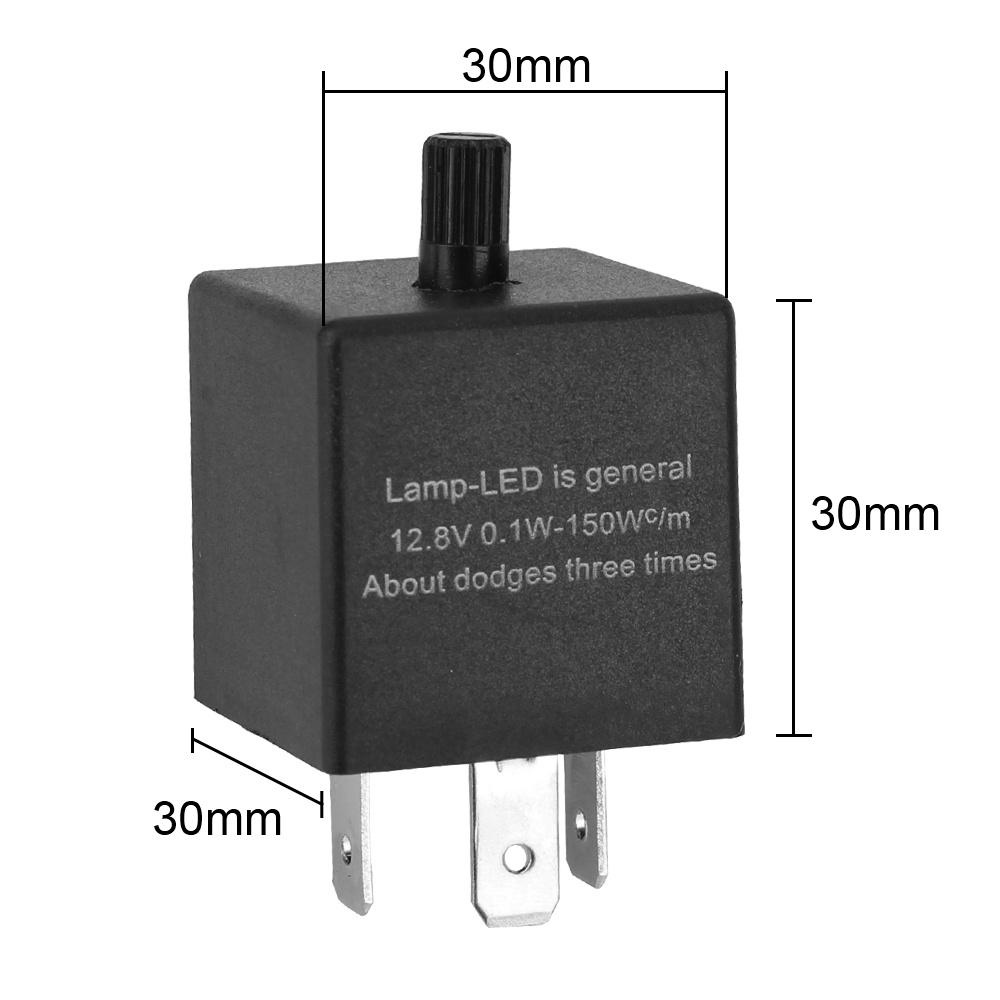 Rơ le nhấp nháy đèn LED 3pin 12V cho xe hơi xe máy