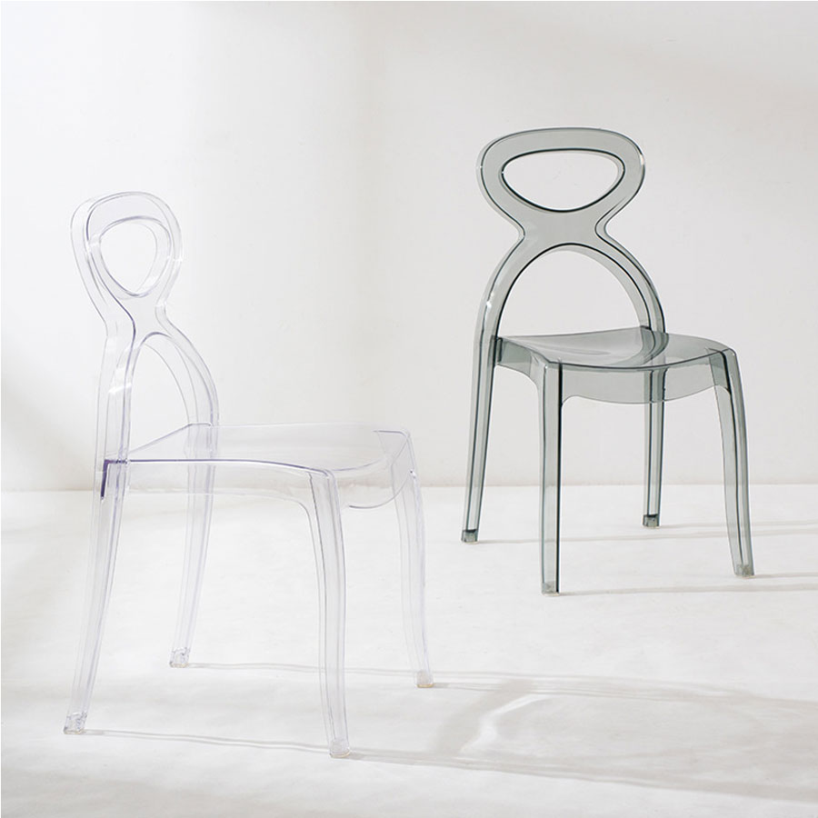 Ghế ăn nhựa trong suốt CC01002-PC Nội thất Capta hcm