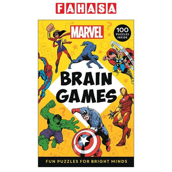 Sách ngoại văn: Marvel Brain Games - Fun Puzzles For Bright Minds