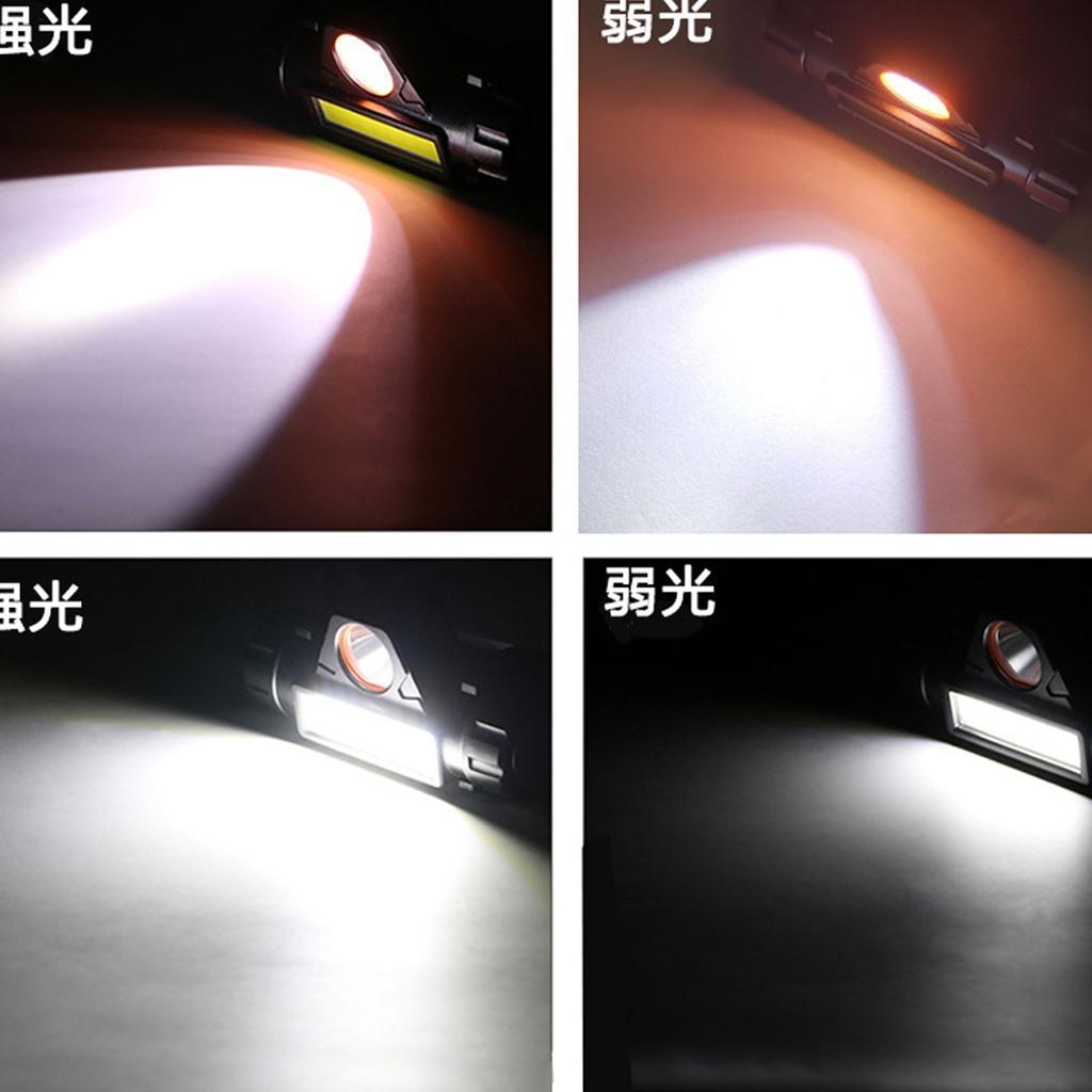 2x Waterproof Headlamp Sports Cycling Headlight With Adjustable Strap