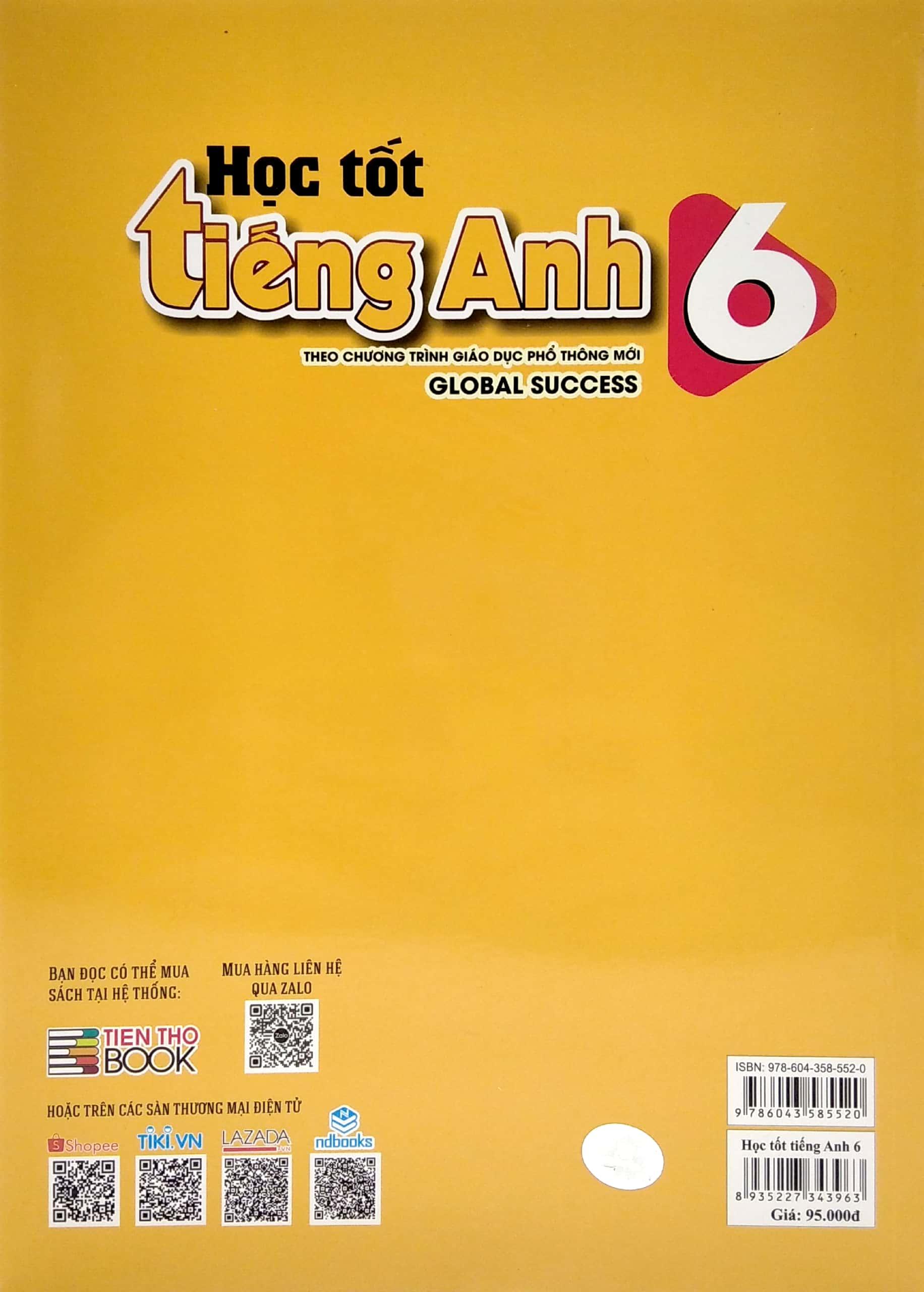 Học Tốt Tiếng Anh 6 (Theo Chương Trình Giáo Dục Phổ Thông Mới - Global Success)