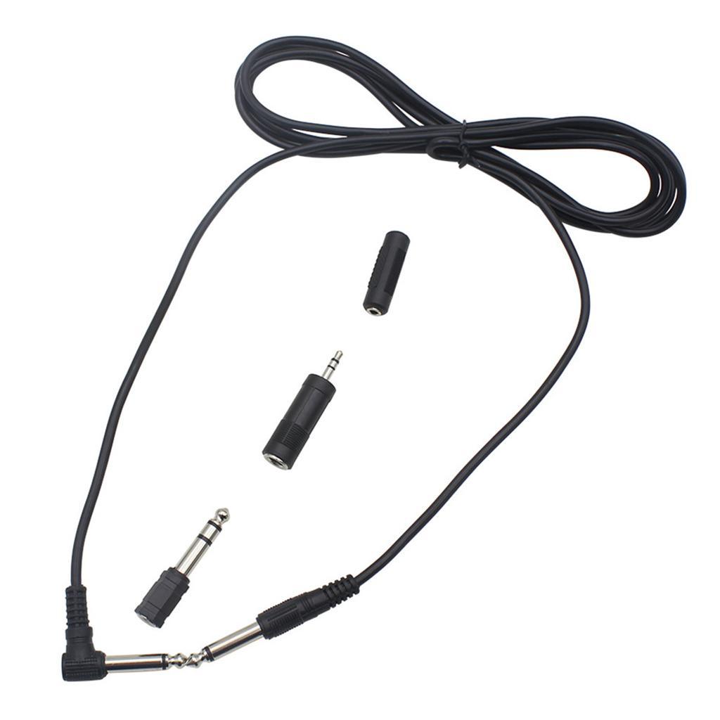 Guitar Audio Cable Amp with 3 Connectors  for Instrument Accs