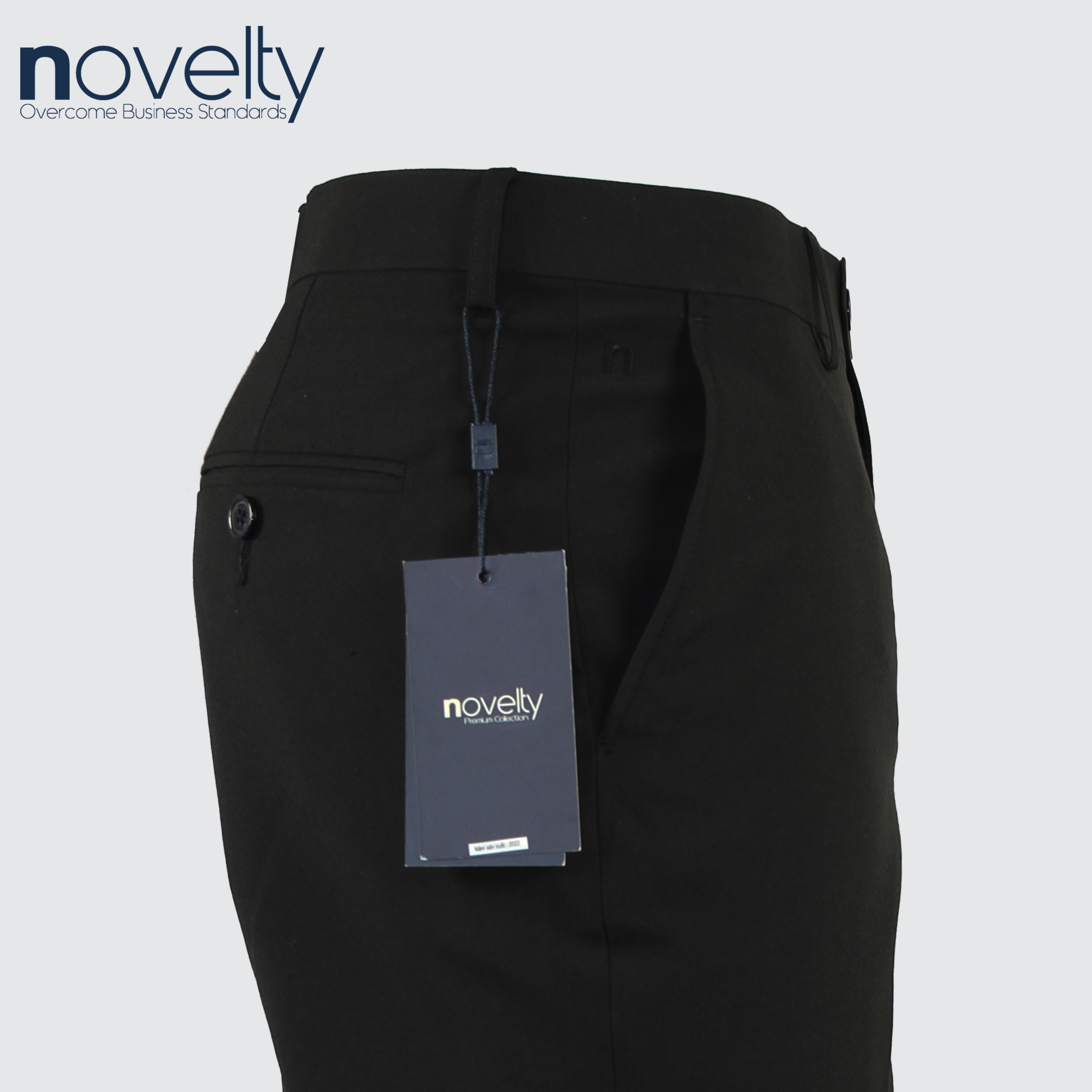 Quần tây nam 0Ply Novelty màu đen Classic NQTMMDNTRC2203020