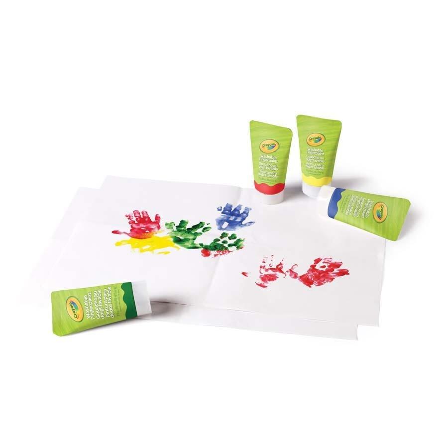 Bộ Màu Nước Rửa Được Cho Bé Washable Fingerpaint Kit - Crayola 811452