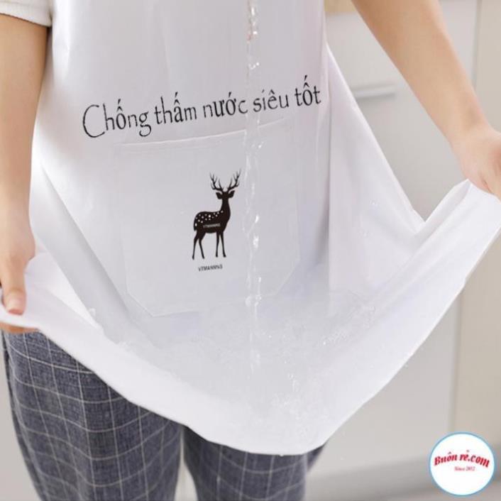 Tạp dề chống thấm hình hươu siêu bền