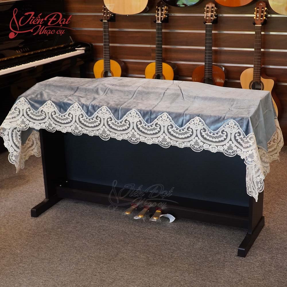 Khăn Phủ Đàn Piano Vải Nhung Cao Cấp KU-15