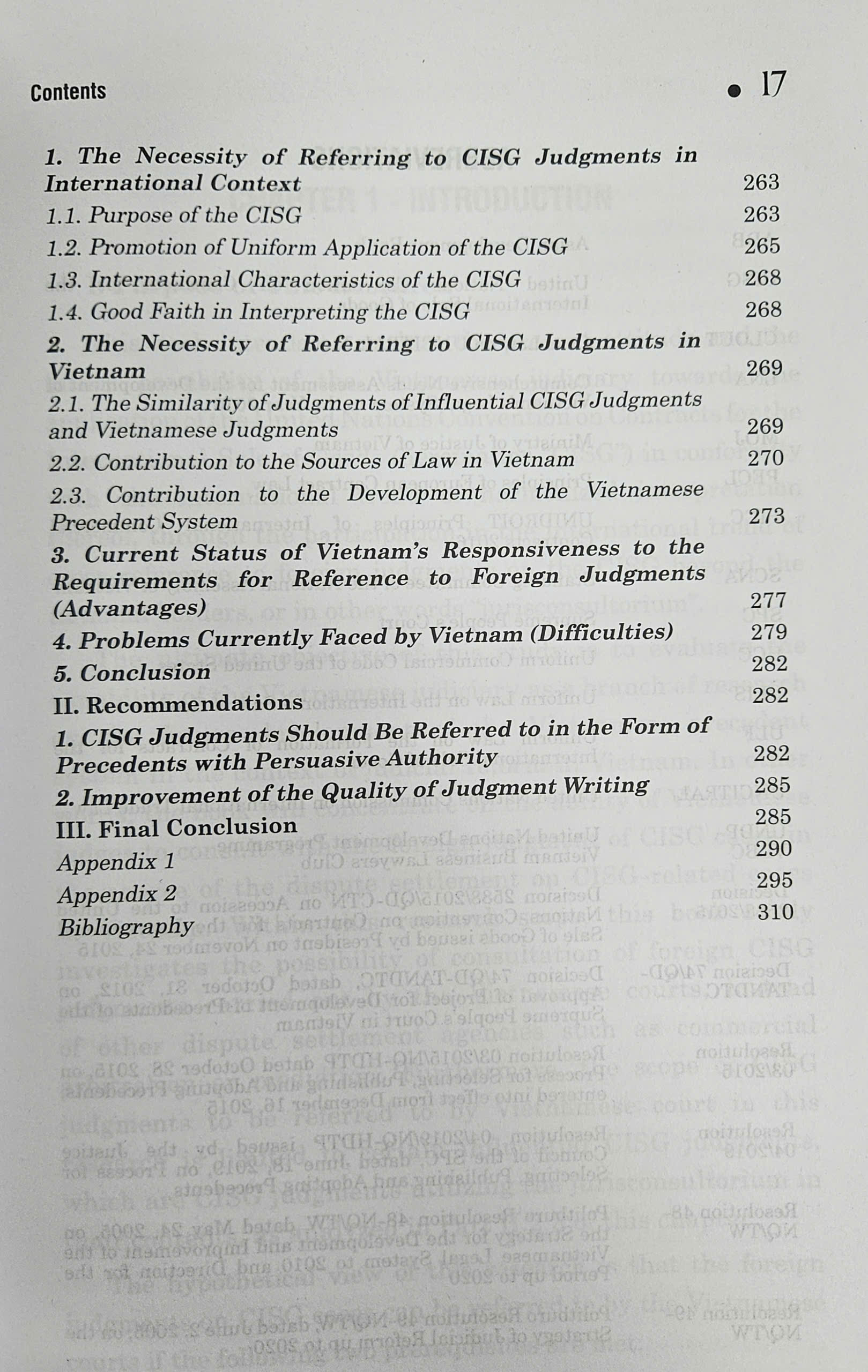 Applicability of jurisconsultorium on the CISG in the Vietnamese judiciary