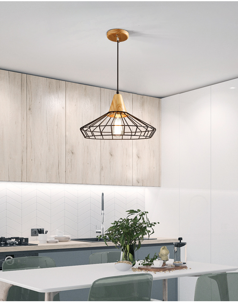 Đèn thả trang trí VERGA bao gồm bóng Led Edison ST64 - 4w