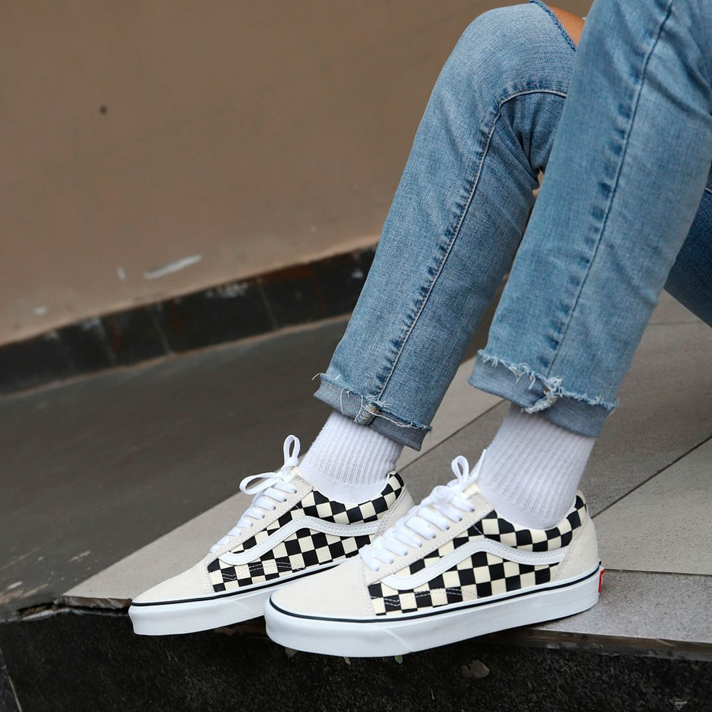 Giày Vans Old Skool Checkerboard - VN0A38G127K