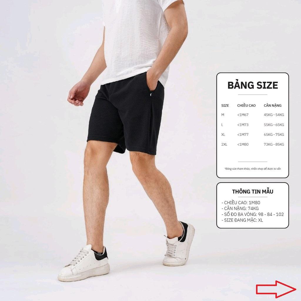 Quần đùi nam 6 màu năng động full size 35-95kg, Quần short nam thể thao vải Chất đẹp phong cách hàn quốc mềm mại co giãn