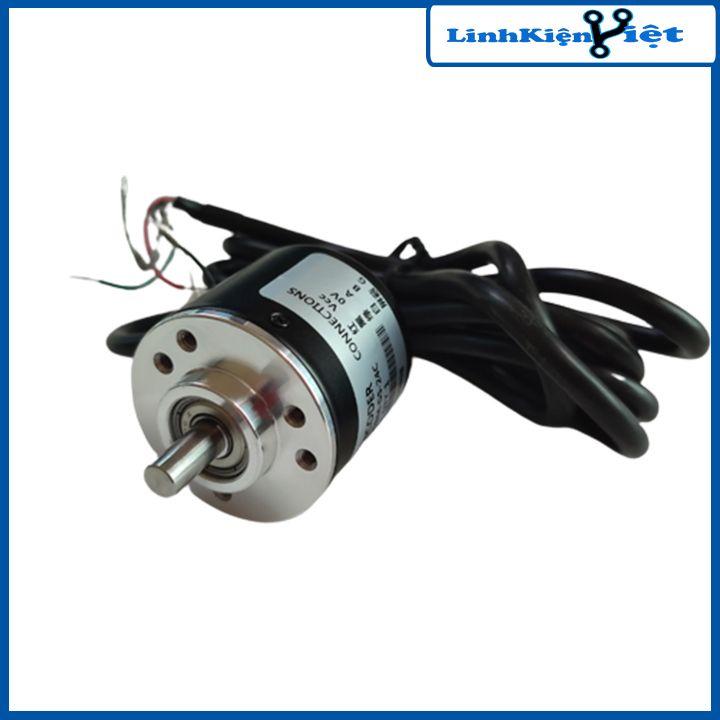 Bộ mã hóa quay (Encoder) LPD3806-400BM-G5-24C 400 Xung 6mm trục AB đo tốc độ quay vật thể, gia tốc, chiều dài