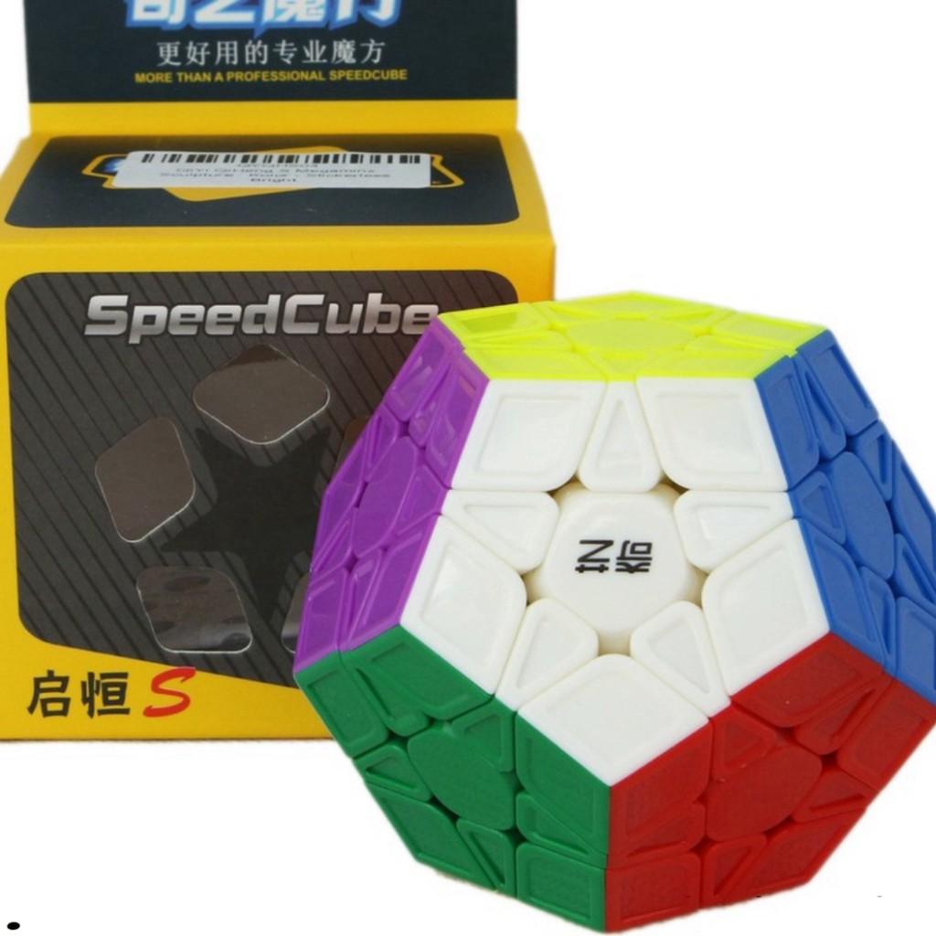 Rubik Megaminx QiYi QiHeng S Stickerless Rubik 12 Mặt Khối Lập Phương Rubik Biến Thể