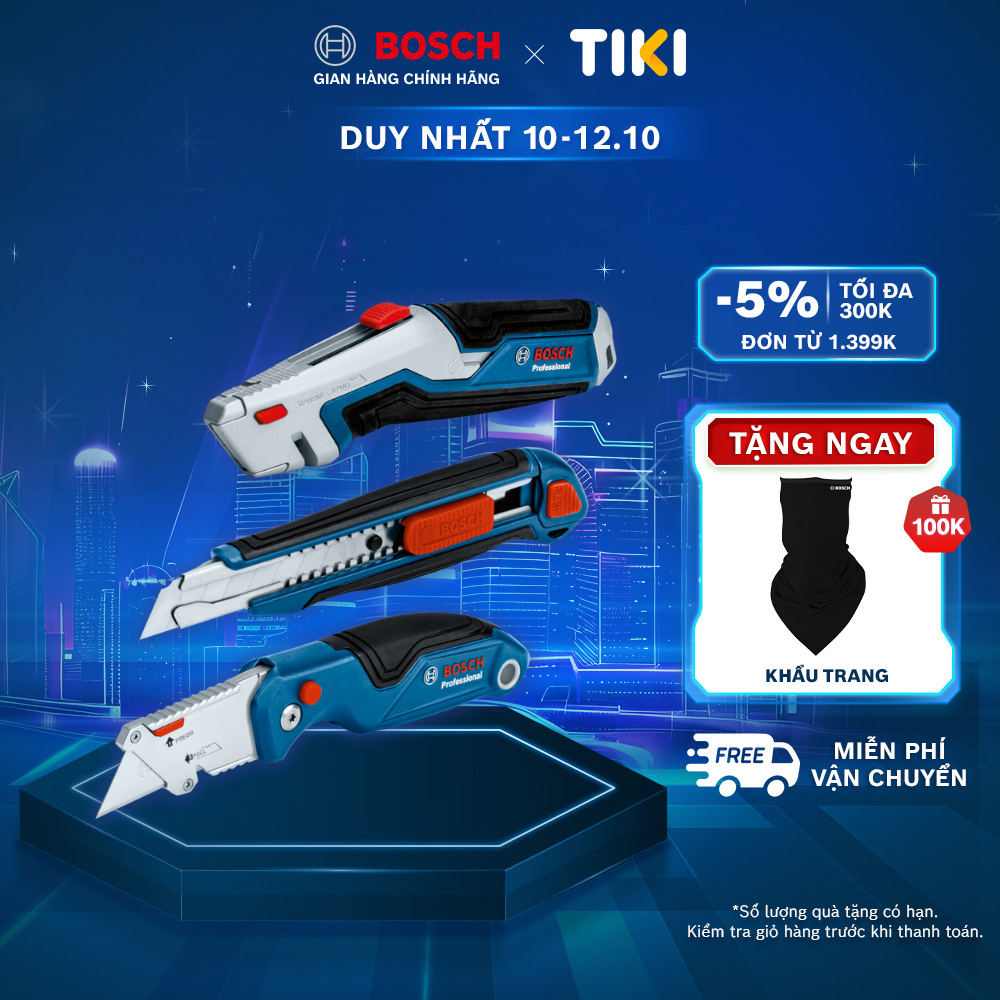 Bộ dao đa năng 3 món Bosch chất lượng chuẩn Đức