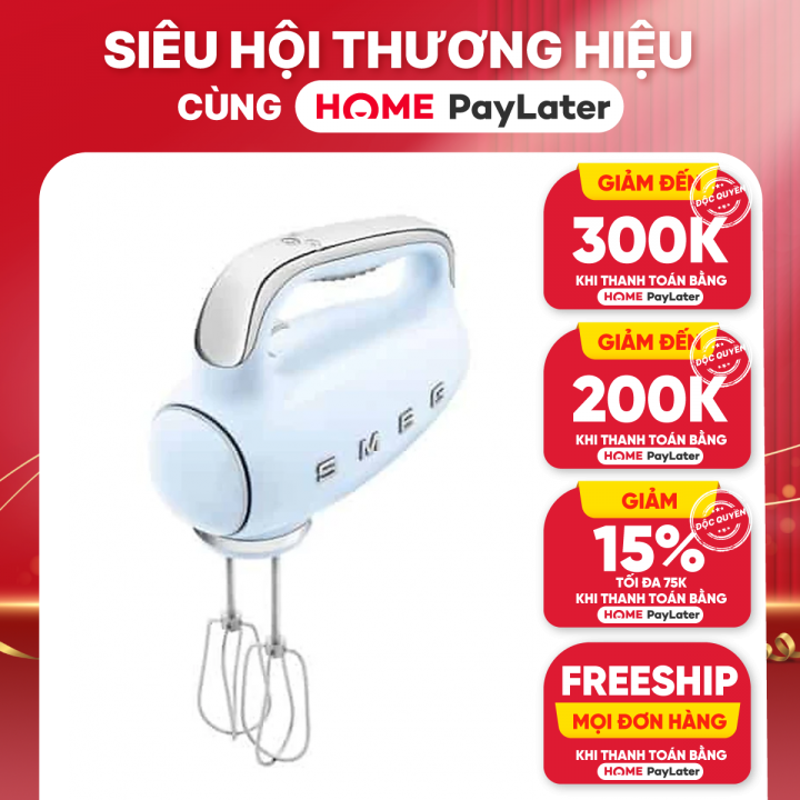 Máy đánh trứng SMEG HMF01PBEU Hàng Chính Hãng