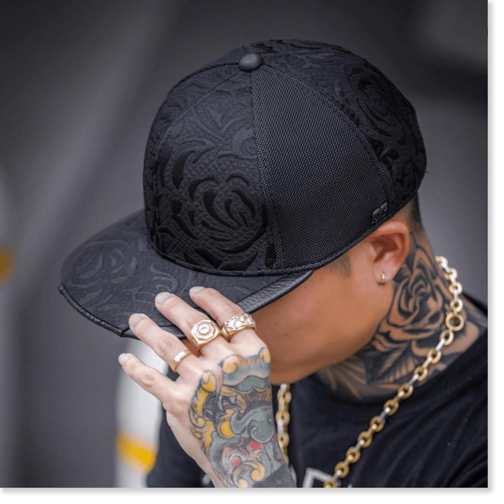 Nón Lưỡi Trai Snap back Hoa Văn