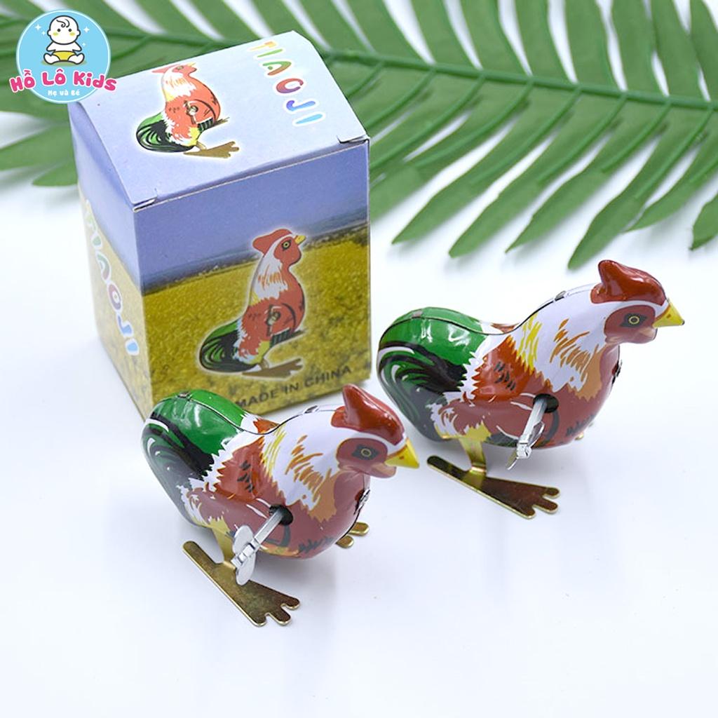 Đồ chơi cho bé gà vặn cót bằng kim loại rất bền cho Hồ Lô Kids