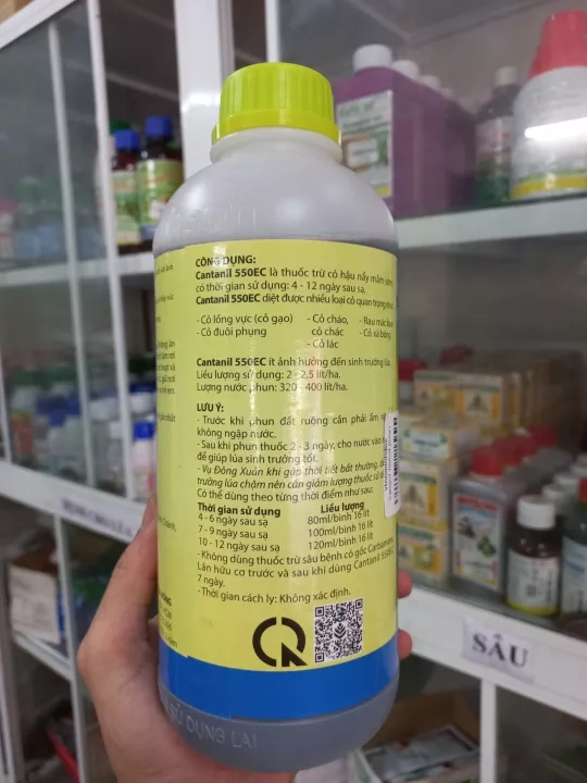 Thuốc trừ cỏ hậu nảy mầm Cantanil 550EC 1000ml