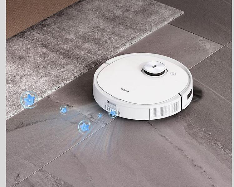 Robot Hút Bụi Lau Nhà Ecovacs Deebot T9, Cảm Biến Siêu Nhạy, Hộp Bụi Lớn 2.5L, Ghi Nhớ Bản Đồ Vệ Sinh, Nhập Đức