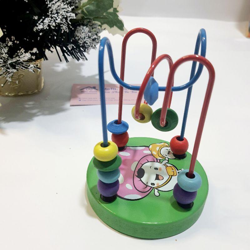 Đồ Chơi Luồn Hạt Gỗ Rèn Luyện Kỹ Năng Khéo Léo, Kiên Nhẫn