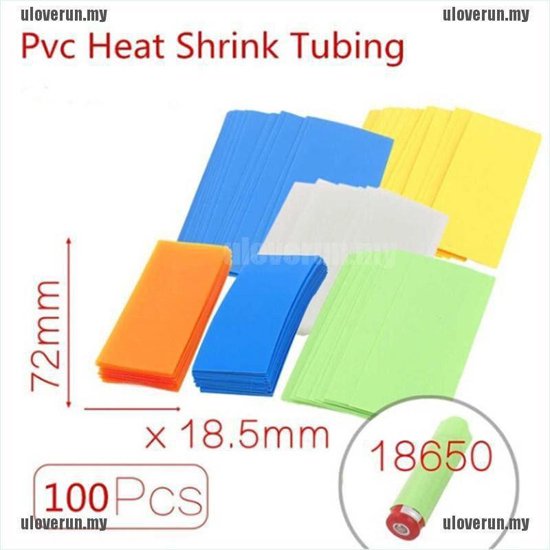 sét 50 cái vỏ bọc Pin 18650 chuyên dụng ( màu ngẫu nhiên )