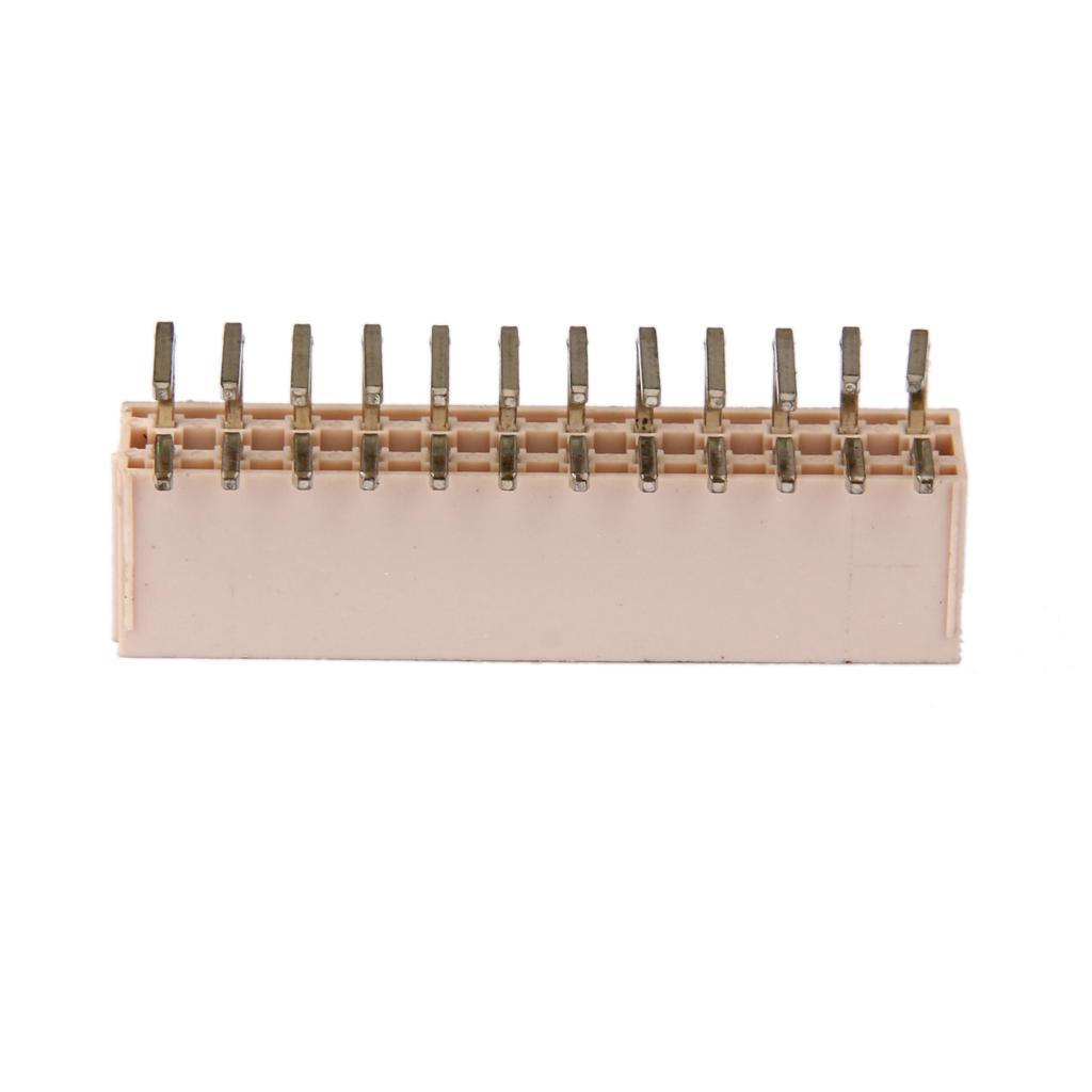 24Pin 24P Power Supply PCB Solder ATX L Angled Plug Connector