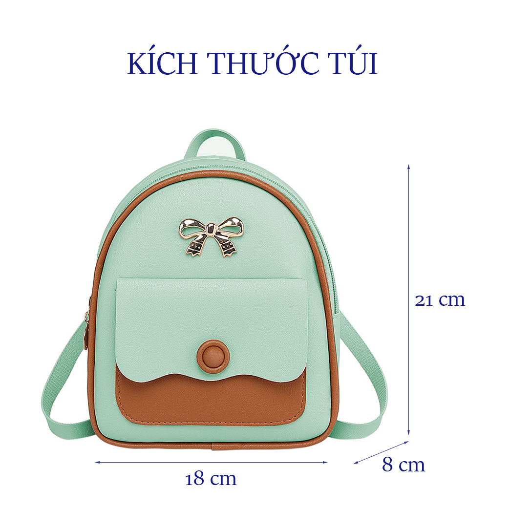 Balo Mini Nhỏ Xinh BL24 Da Trơn Mới