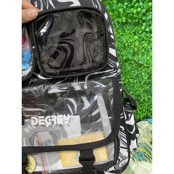 Balo Quằng Quện full tag và giấy thơm được tặng hoa Kikikaikai cực chất || Hany shop