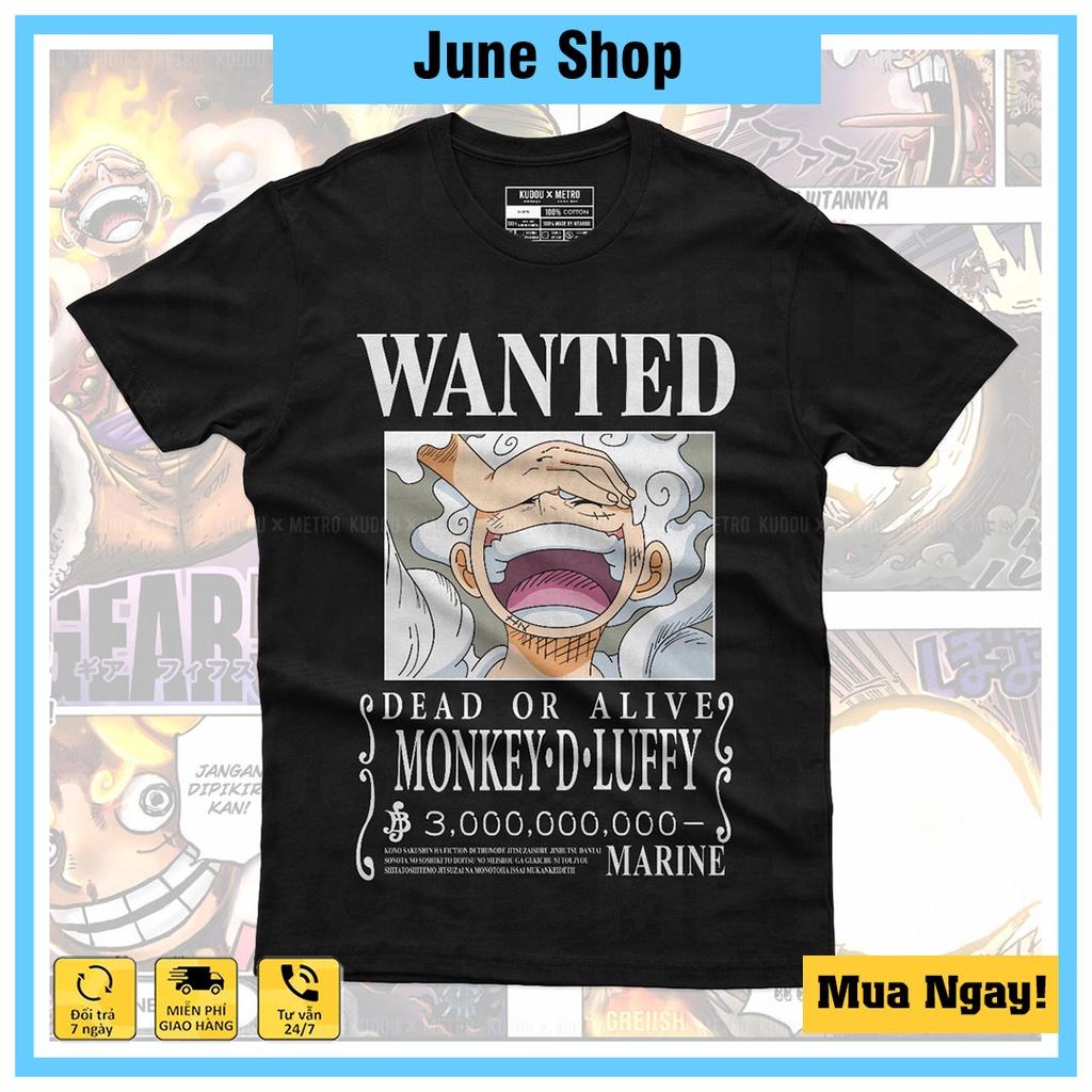 Mẫu Mới Áo One Piece, Áo Luffy Gear 5 Wanted 3 Tỉ Beri - Lệnh Truy Nã Mới Nhất Cực Chất, Siêu Giá Rẻ