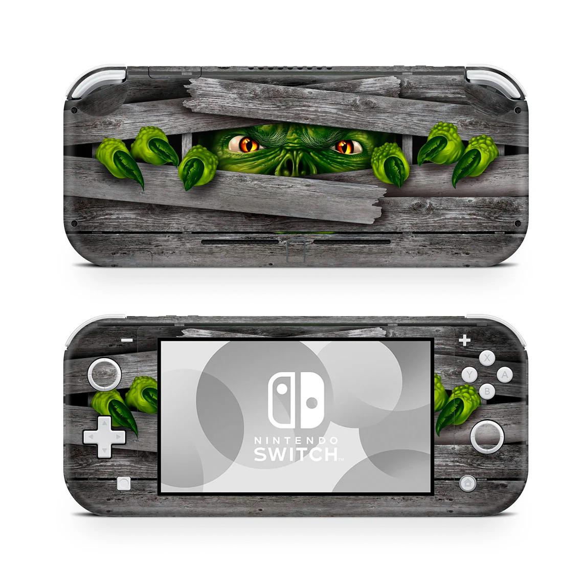 Skin decal dán Nintendo Switch Lite mẫu Monster (dễ dán, đã cắt sẵn)