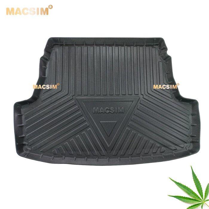 Thảm lót cốp Vios 2014-2022 nhãn hiệu Macsim chất liệu tpv cao cấp màu đen hàng loại 2