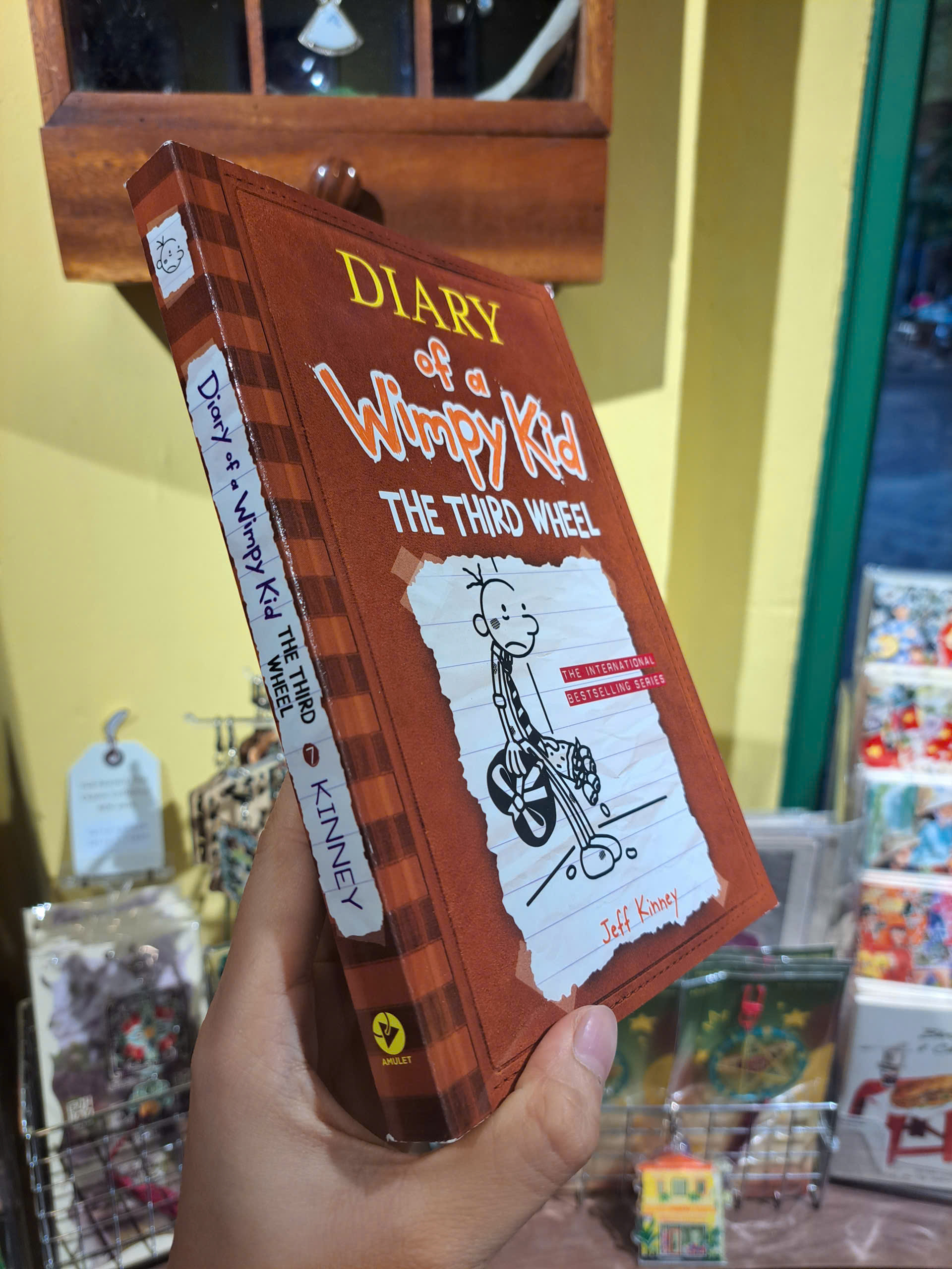 Sách - Diary of a Wimpy Kid: The Third Wheel | Nhật ký Chú bé nhút nhát tiếng Anh / Sách Thiếu nhi