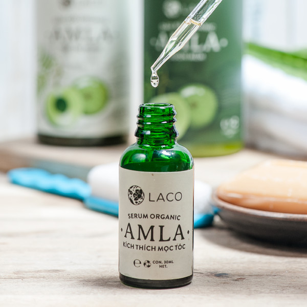 Serum Kích mọc tóc Organic Amla LACO ( Tên trên bao bì là Serum dưỡng tóc Amla để phù hợp quy chuẩn mới bộ y tế)
