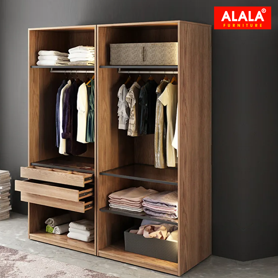 Tủ quần áo ALALA291 cánh kính cao cấp/ Miễn phí vận chuyển và lắp đặt/ Đổi trả 30 ngày/ Sản phẩm được bảo hành 5 năm từ thương hiệu ALALA
