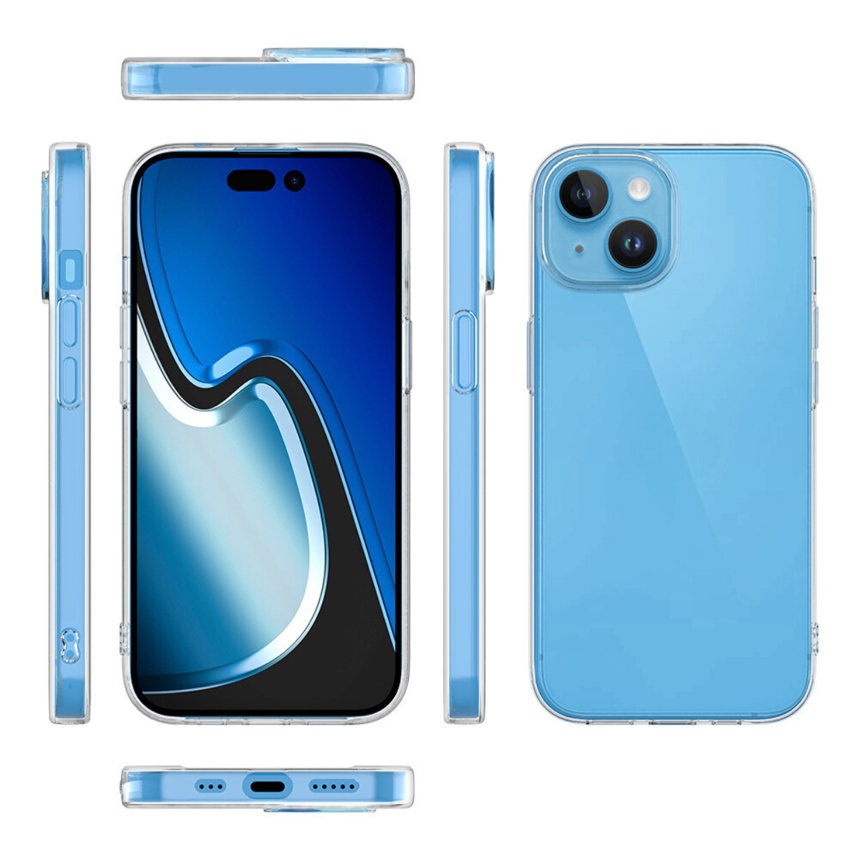 Ốp Lưng Dành Cho iPhone 15 Pro Max / iPhone 15 Pro / iPhone 15 Plus / iPhone 15, Kai.N TPU Clear Case, Trong Suốt - HÀNG CHÍNH HÃNG