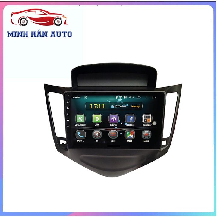 Mặt dưỡng kèm dây nguồn lắp màn hình android cho xe CHEVROLET CRUZE 2009-2016