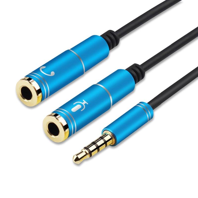 Jack Chia Âm Thanh 1 Cổng 3.5 Ra 2 Cổng Audio 3.5 - Chia Từ 1 Cổng 3.5 Ra 2 Cổng 3.5 Sử Dụng 2 Thiết Bị 1 Lúc