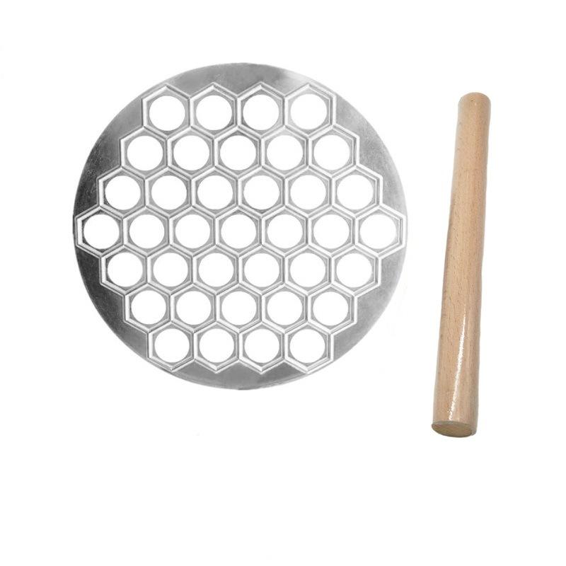 Mốc bánh bao - Kim loại - Maker Dumpling - Thịt rau Siberia - Máy cắt ravioli